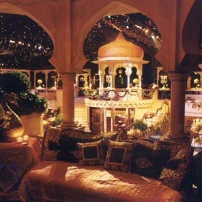 Elton John’s White Tia and Tiara Ball